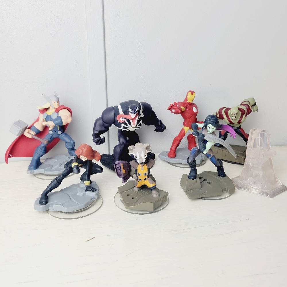 Disney Infinity 2.0 Marvel Avengers Guardians of the Galaxy Game Figures Lot
